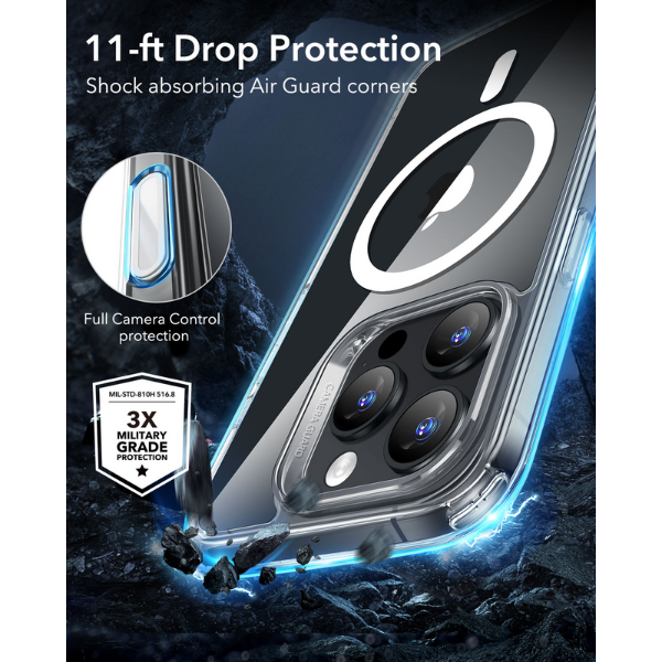 Ốp lưng Magsafe iPhone 16 Pro Max ESR Classic Hybrid HaloLock (Camera Control)-4894240255391-6