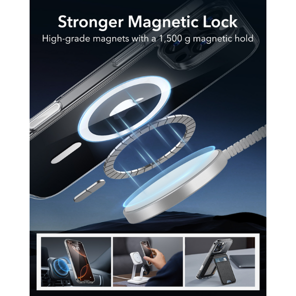 Ốp lưng Magsafe iPhone 16 Pro Max ESR Classic Hybrid HaloLock (Camera Control)-4894240255391-7