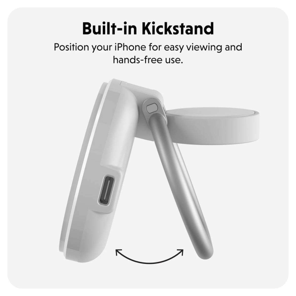 Đế sạc không dây HyperJuice Qi2 2 in 1 Magnetic Charging Stand-HJ3310WHGL-4
