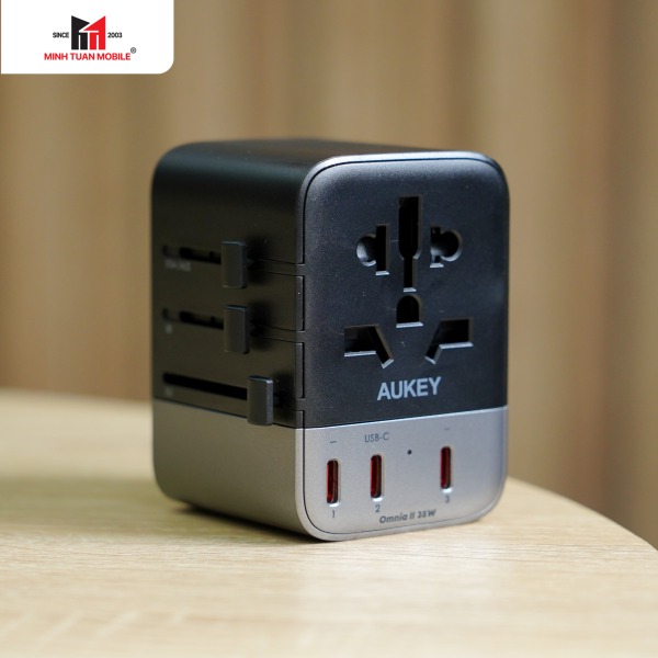 Sạc đa năng Aukey PD35W nhiều cổng PA-TA07A-PA-TA07A-GRA-14