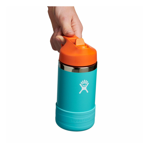 Bình nước giữ nhiệt dành cho trẻ Hydro Flask Kids Wide Mouth Straw Cap & Boot Anemone 12 OZ-W12CSWBB334-3