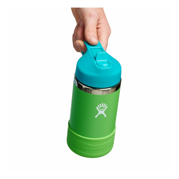 Bình nước giữ nhiệt dành cho trẻ Hydro Flask Kids Wide Mouth Straw Cap & Boot Anemone 12 OZ-W12CSWBB334-5