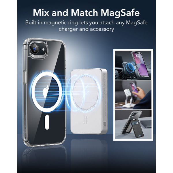 Ốp lưng Magsafe iPhone 16e ESR Classic Hybrid HaloLock-4894240261323-3