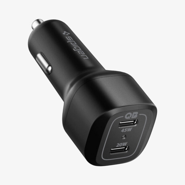 Tẩu sạc Oto 2 cổng Spigen 65W Charger 2C Type-C PD Arcstatiton-ACP02562-2