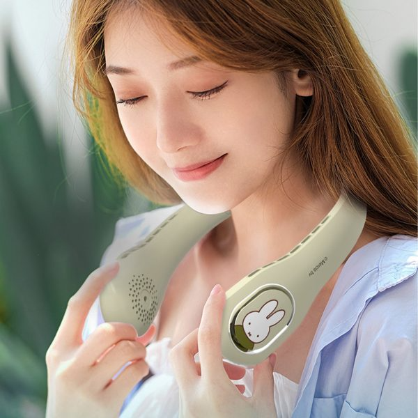 Quạt cổ không dây Mipow Miffy Neck Fan-MF12-LG-4