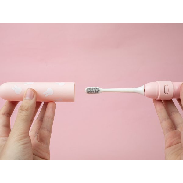 Bàn chải điện thông minh Mipow x Miffy Sonic Electric Toothbrush (tặng kèm thỏ Miffy và 4 đầu chải)-CI-600-MF-LB-4