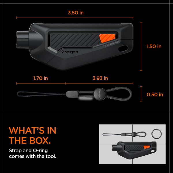 Bộ phụ kiện dụng cụ thoát hiểm Spigen Car Escape Tool-ACP06988-6