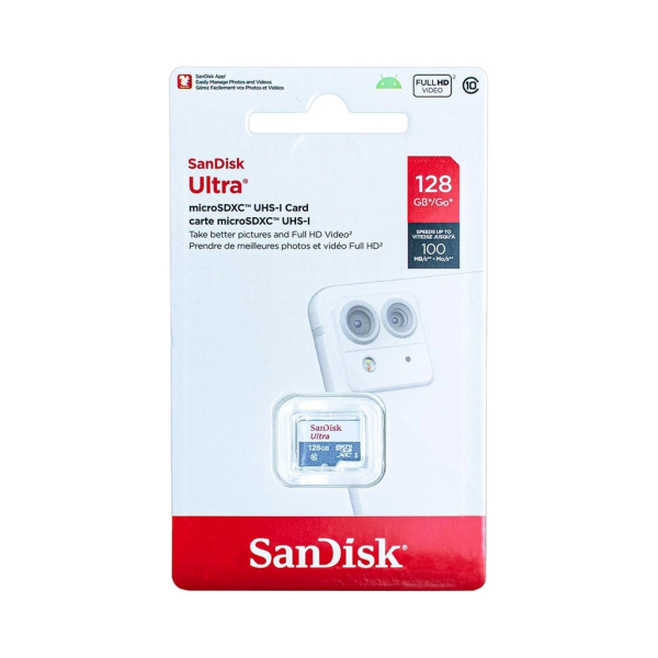 Thẻ nhớ MicroSDXC Sandisk Ultra 128GB Class 10 100MB s (SDSQUNR-128G-GN3MN)-MC03230424-2