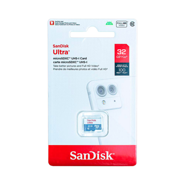 Thẻ nhớ MicroSDHC Sandisk Ultra 32GB Class 10 100MB s (SDSQUNR-032G-GN3MN)-MC02230424-3