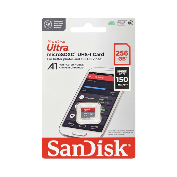 Thẻ nhớ MicroSDXC SanDisk Ultra 256GB A1 C10 U1 UHS-I 140MB s (SDSQUAC-256G-GN6MN)-MC24042418-3