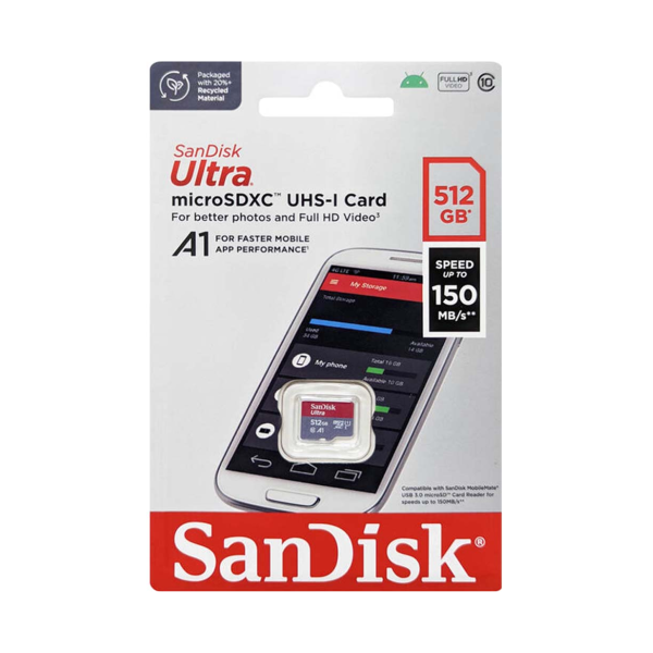 Thẻ nhớ MicroSDXC SanDisk Ultra 512GB A1 C10 U1 UHS-I 150MB s (SDSQUAC-512G-GN6MN)-MC24042419-3