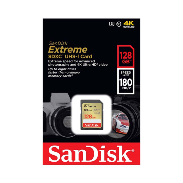 Thẻ nhớ SD Sandisk Extreme U3 V30 UHS-I 128GB 180MB s (SDSDXVA-128G-GNCIN)-MC28072402-4