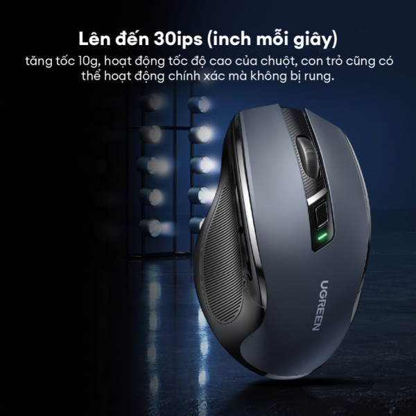 Chuột máy tính công thái học không dây Ugreen MU006-15063-8