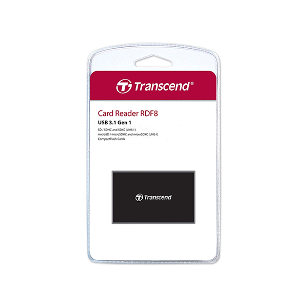 Đầu đọc thẻ nhớ USB 3.1 3.0 all-in-1 Reader Transcend F8-TS-RDF8K2-3