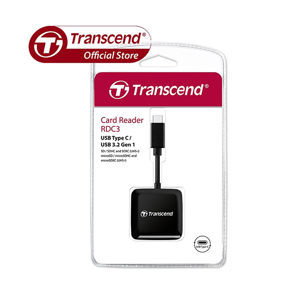 Đầu đọc thẻ nhớ USB Type-C OTG Transcend-TS-RDC3-2