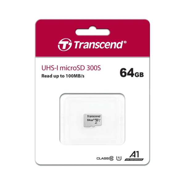 Thẻ nhớ MicroSD Transcend SDXC10 64GB (TS64GUSD300S)-TS64GUSD300S-2