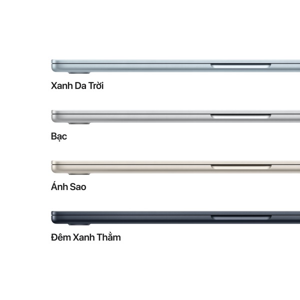 MacBook Air M4 15 inch 10GPU 10CPU 16GB 512GB - Chính Hãng VN-MW1K3SA A-3