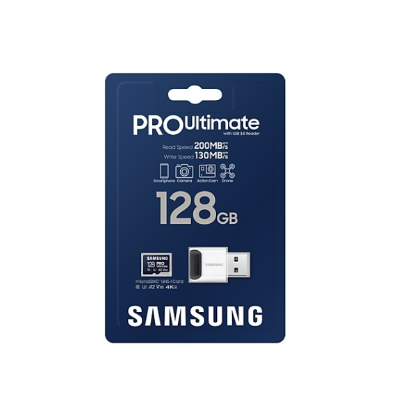 Thẻ nhớ MicroSD Samsung PRO Ultimate UHS-I 128GB kèm đầu đọc 3.0 upto 200MB s (MB-MY128SB WW)-MC14082404-6
