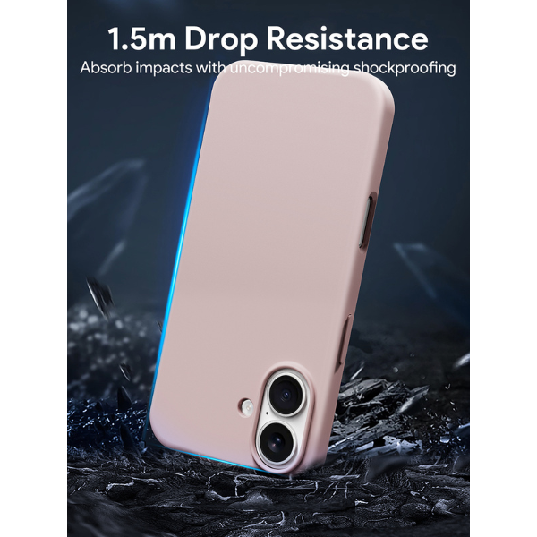 Ốp lưng Magsafe iPhone 16 Plus Aukey Liquid Silicone-PC-GJ20BP-3