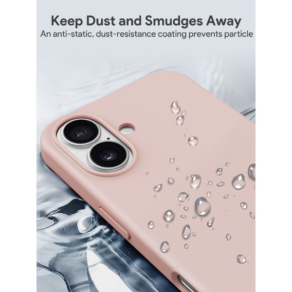 Ốp lưng Magsafe iPhone 16 Plus Aukey Liquid Silicone-PC-GJ20BP-5