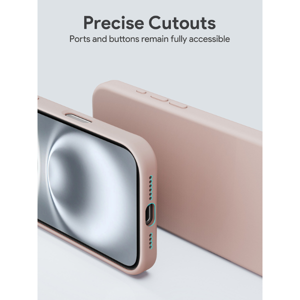 Ốp lưng Magsafe iPhone 16 Plus Aukey Liquid Silicone-PC-GJ20BP-6