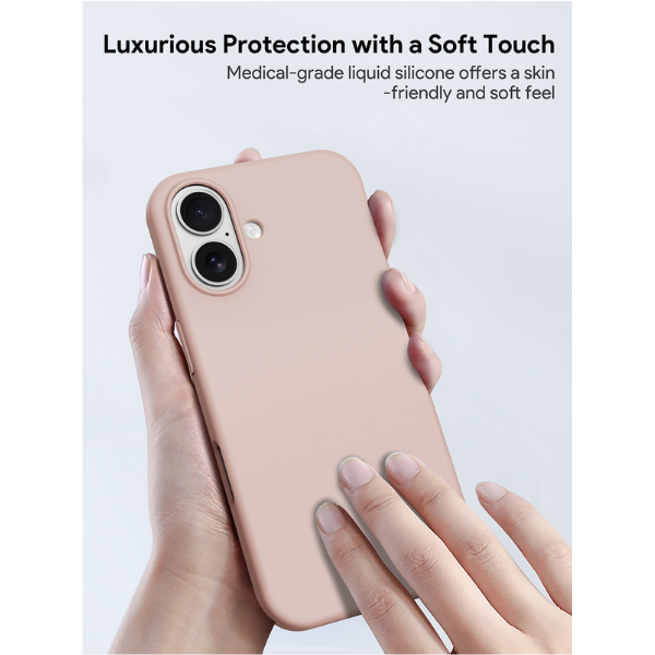 Ốp lưng Magsafe iPhone 16 Plus Aukey Liquid Silicone-PC-GJ20BP-7