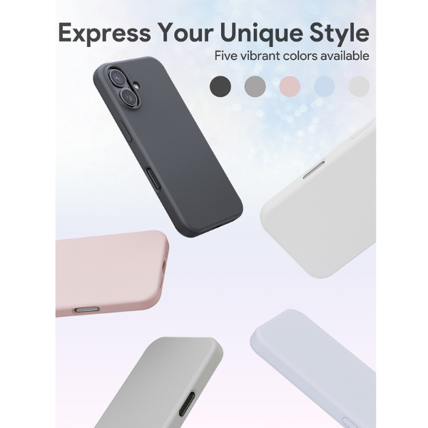 Ốp lưng Magsafe iPhone 16 Aukey Liquid Silicone-PC-GJ20AT-2