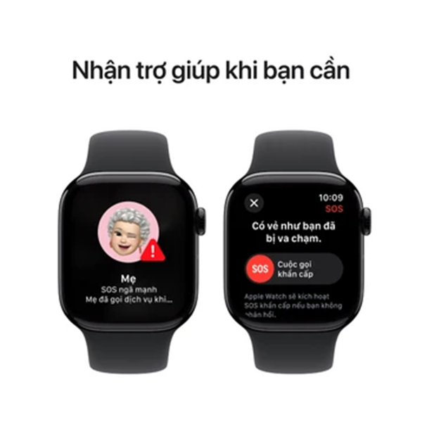 Apple Watch S10 LTE 42mm Viền Nhôm Dây Cao Su - Chính hãng VN A-APPLE-WATCH-LTE-42MM-3