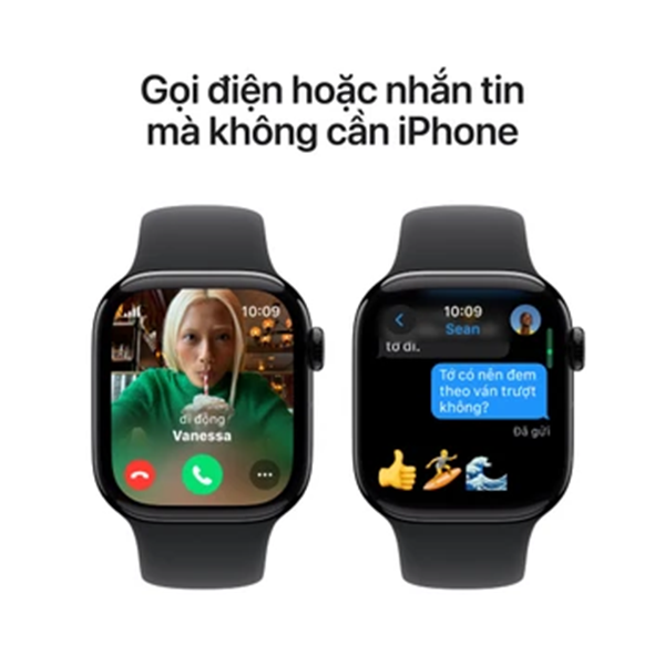 Apple Watch S10 LTE 42mm Viền Nhôm Dây Cao Su - Chính hãng VN A-APPLE-WATCH-LTE-42MM-4