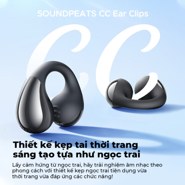 Tai nghe Bluetooth thể thao SoundPEATS Pearlclip Pro-PEARLCHIPPROBK-5