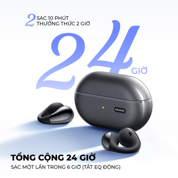 Tai nghe Bluetooth thể thao SoundPEATS Pearlclip Pro-PEARLCHIPPROBK-6