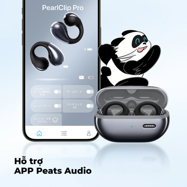 Tai nghe Bluetooth thể thao SoundPEATS Pearlclip Pro-PEARLCHIPPROBK-10