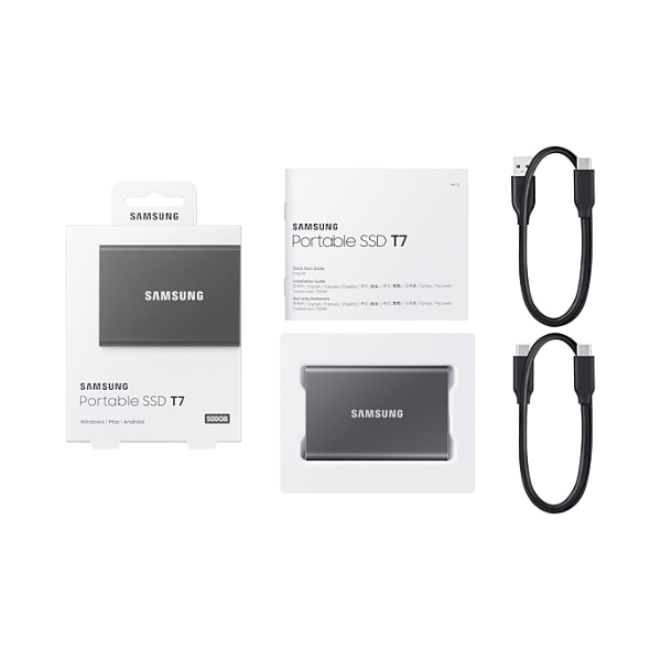 Ổ cứng di động SSD Samsung T7 Portable 500GB 1050MB s (MU-PC500H WW)-SSDEXT24042402-7