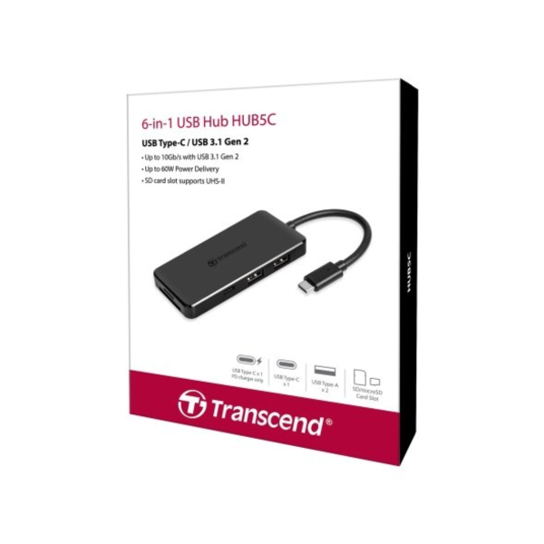 Bộ chia Hub Transcend USB-C 6 in 1 (TS-HUB5C)-HUB07072401-7