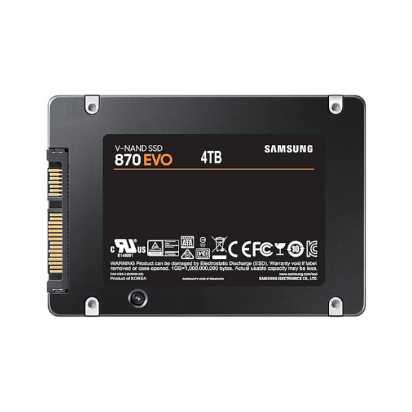 Ổ cứng SSD gắn trong Samsung 870 Evo 4TB 2.5 SATA III upto 560MB s (MZ-77E4T0BW)-SSDINT07072431-2