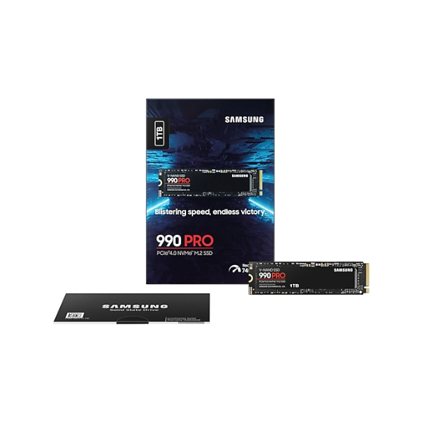 Ổ cứng SSD gắn trong Samsung 990 PRO 1TB PCIe Gen 4.0 x4 NVMe V-NAND M.2 2280 upto 7450MB s (MZ-V9P1T0BW)-SSDINT07072444-7