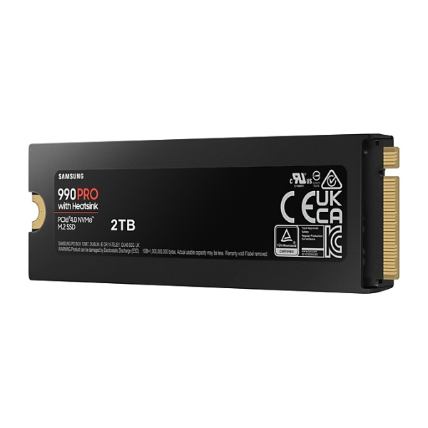 Ổ cứng SSD gắn trong Samsung 990 Pro Heatsink 2TB PCIe Gen 4.0 x4 NVMe V-NAND M.2 2280 upto 7450MB s (MZ-V9P2T0CW)-SSDINT07072448-5