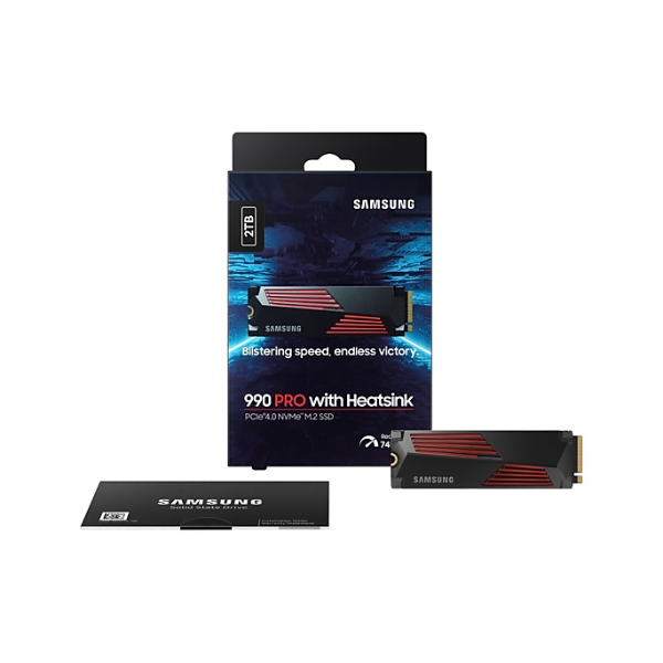 Ổ cứng SSD gắn trong Samsung 990 Pro Heatsink 2TB PCIe Gen 4.0 x4 NVMe V-NAND M.2 2280 upto 7450MB s (MZ-V9P2T0CW)-SSDINT07072448-8