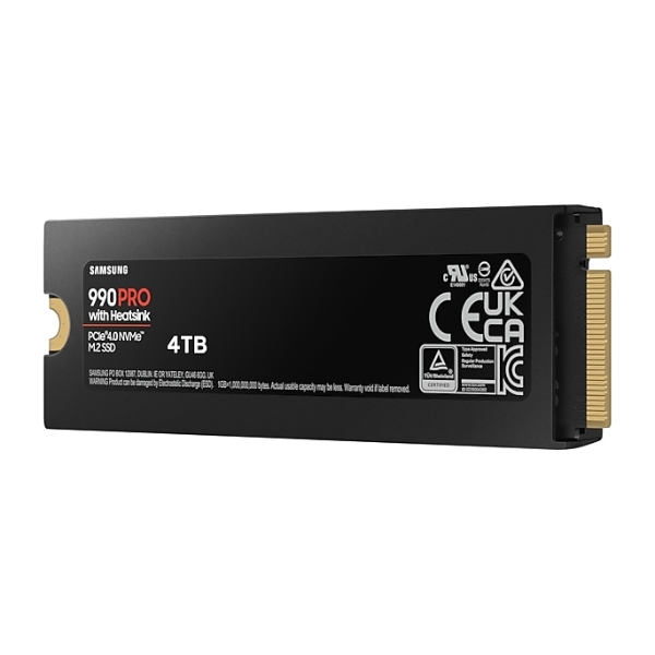 Ổ cứng SSD gắn trong Samsung 990 PRO Heatsink 4TB PCIe Gen 4.0 x4 NVMe V-NAND M.2 2280 upto 7450MB s (MZ-V9P4T0CW)-SSDINT07072449-4