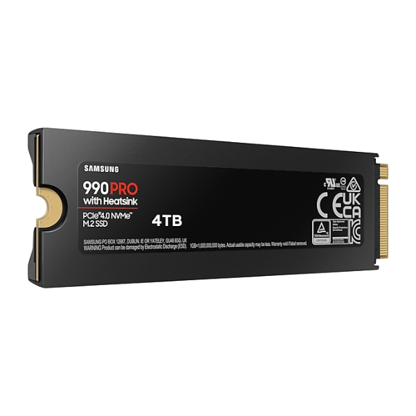 Ổ cứng SSD gắn trong Samsung 990 PRO Heatsink 4TB PCIe Gen 4.0 x4 NVMe V-NAND M.2 2280 upto 7450MB s (MZ-V9P4T0CW)-SSDINT07072449-6