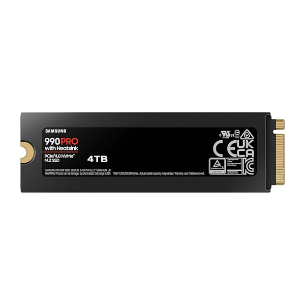 Ổ cứng SSD gắn trong Samsung 990 PRO Heatsink 4TB PCIe Gen 4.0 x4 NVMe V-NAND M.2 2280 upto 7450MB s (MZ-V9P4T0CW)-SSDINT07072449-8