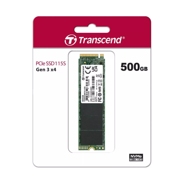 Ổ cứng SSD gắn trong Transcend SSD115S 500GB M.2 2280 PCIe Gen3x4 upto 3200MB s (TS500GMTE115S)-SSDINT07072420-4