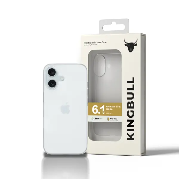 Ốp lưng iPhone 16 Mipow Premium Slim Case (Matte)-SL16A-WT-2