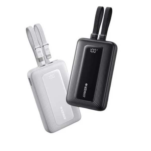 Pin sạc dự phòng Anker Zolo 10.000 mAh 30W tích hợp 2 cáp sạc-A1680H11-5
