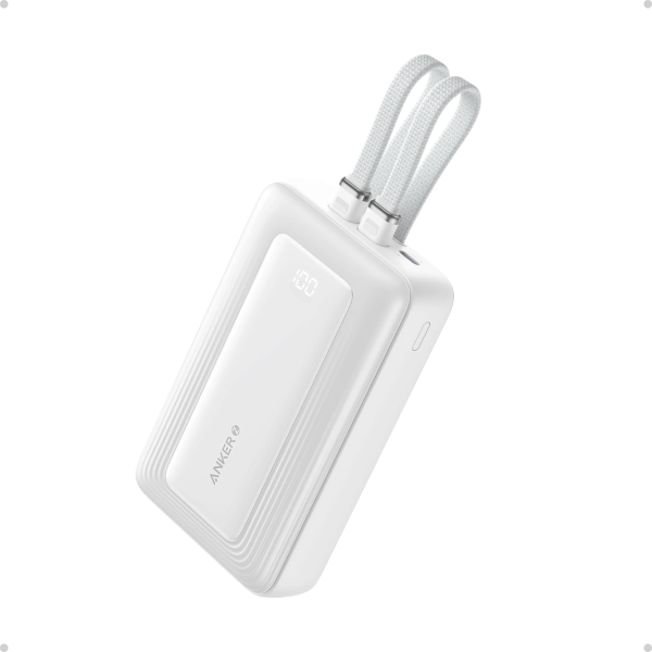 Pin sạc dự phòng Anker Zolo 10.000 mAh 30W tích hợp 2 cáp sạc-A1680H11-6