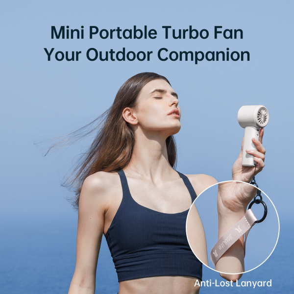 Quạt cầm tay mini JisuLife FA53 ABS 3600 mAh-J1418-12