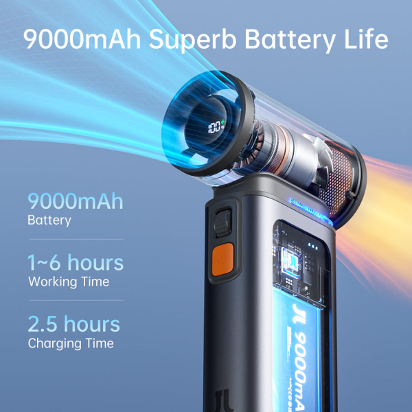 Quạt cầm tay cao cấp JisuLife Ultra1 FA55 18W 9000 mAh-J1425-5
