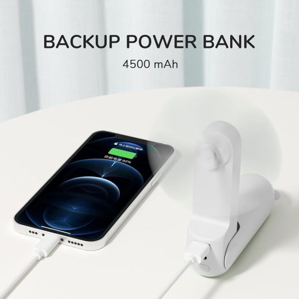 Quạt cầm tay mini 3in1 JisuLife F8X 4500 mAh-J1029-15