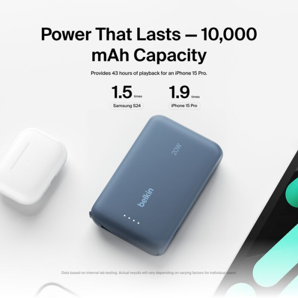Pin sạc dự phòng Belkin 10.000 mAh 20W PD Boost Charge-BPB021fqBL-8