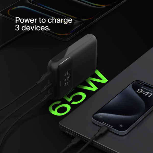 Pin sạc dự phòng Belkin 20.000 mAh 65W PD Polymer Pocket Power-BPB020btBK-10